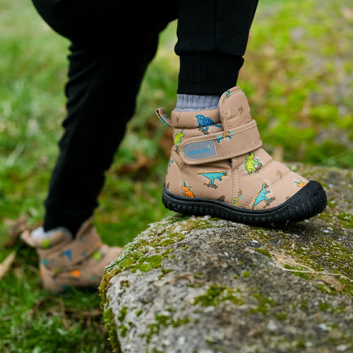 >Jan &amp; Jul Kids Toasty-Dry Insulated Ankle Boots - Skater Dinos