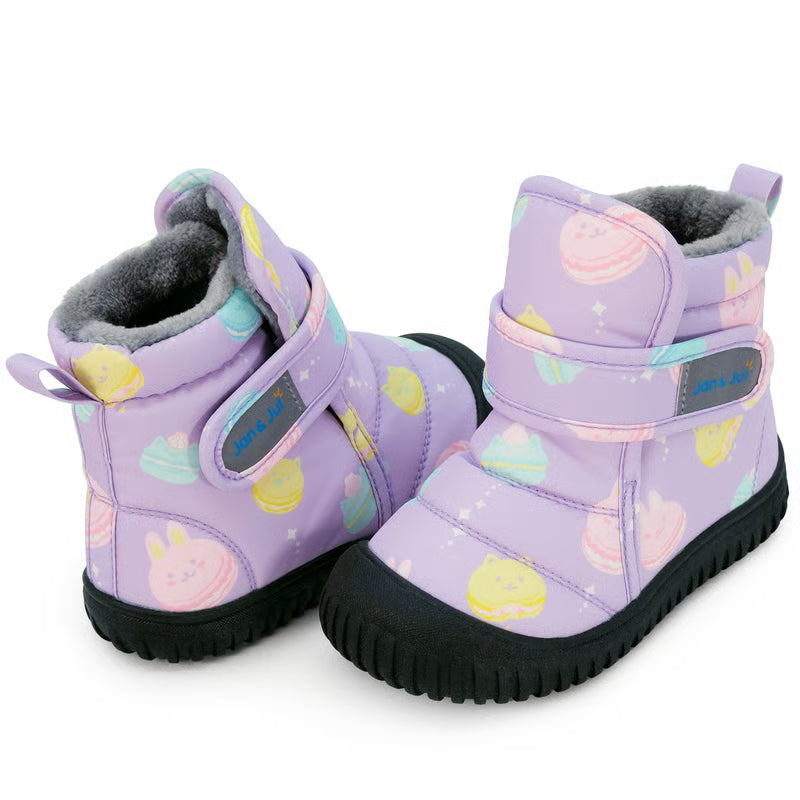 >Jan &amp; Jul Kids Toasty-Dry Insulated Ankle Boots - Macarons