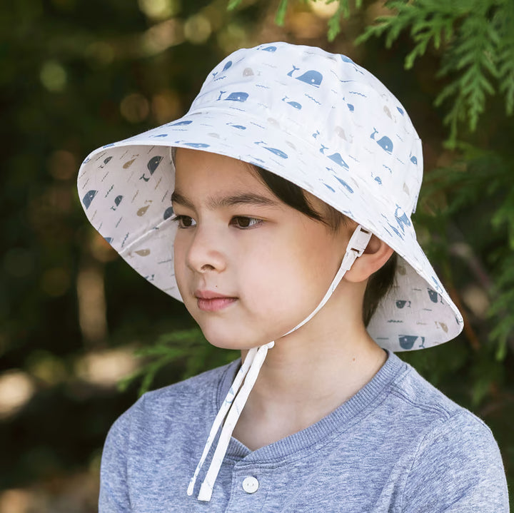 >Jan &amp; Jul Kids Cotton Bucket Hats | Whale Tales