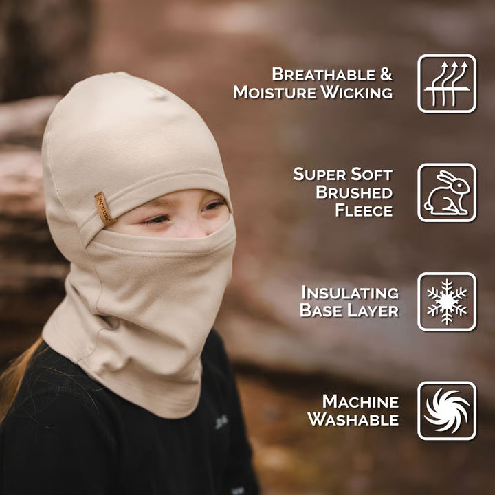 >Jan &amp; Jul Kids Thermal Balaclavas - Oatmeal