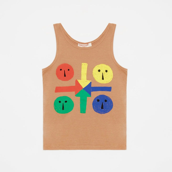 Weekend House Kids Parchis Tank Top - Camel 5-6Y