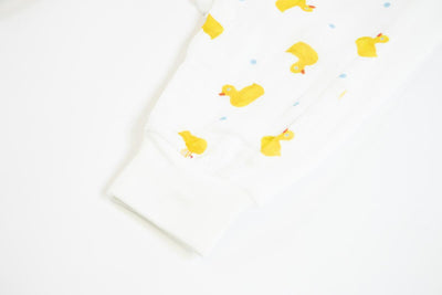 Nest 0.6 TOG Raglan Bamboo Short Sleeve Sleep Suit - Eric Carle Little Rubber Ducks