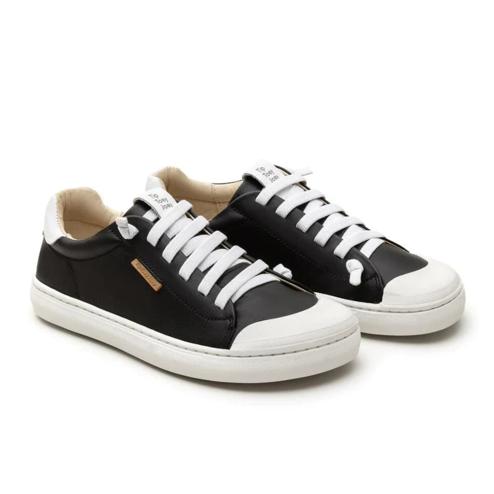Tip Toey Joey VOLT Sneakers in Black White Mom Loves Me