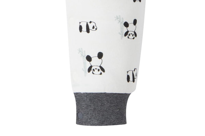 Nest Designs Kids 1.0 TOG Organic Cotton Long Sleeve Footed Sleep Suit - Pandamonium