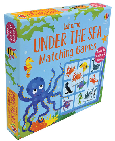 >USBORNE Matching Games Under the Sea 3Y+