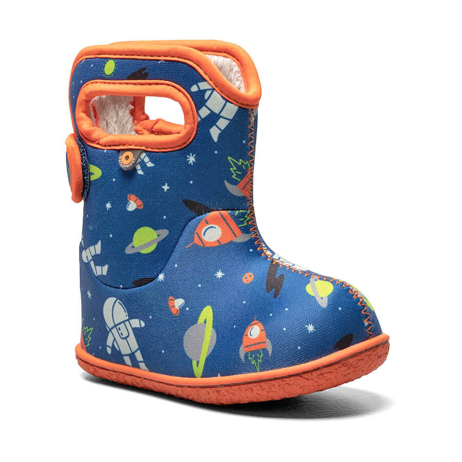 Bogs Kids Snow Boots Spaceman in Blue
