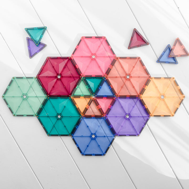 >CONNETIX Pastel Range - 40 Pieces Pastel Geometry Pack