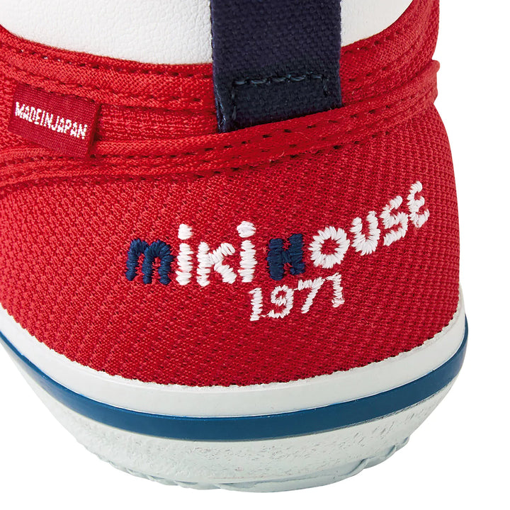 >Miki House Kids Baby Second Walking Shoes Sneakers [Classic] - Red
