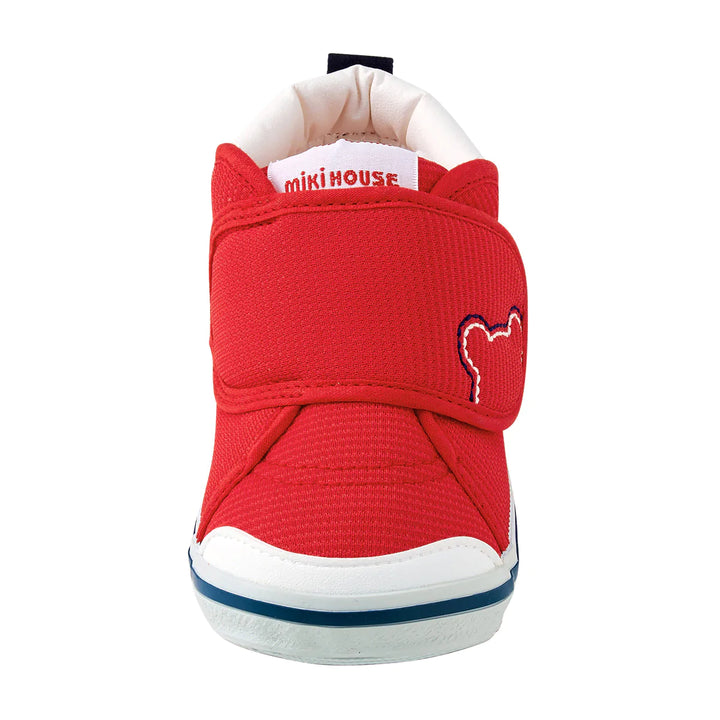 Miki House Kids Baby Second Walking Shoes Sneakers [Classic] - Red