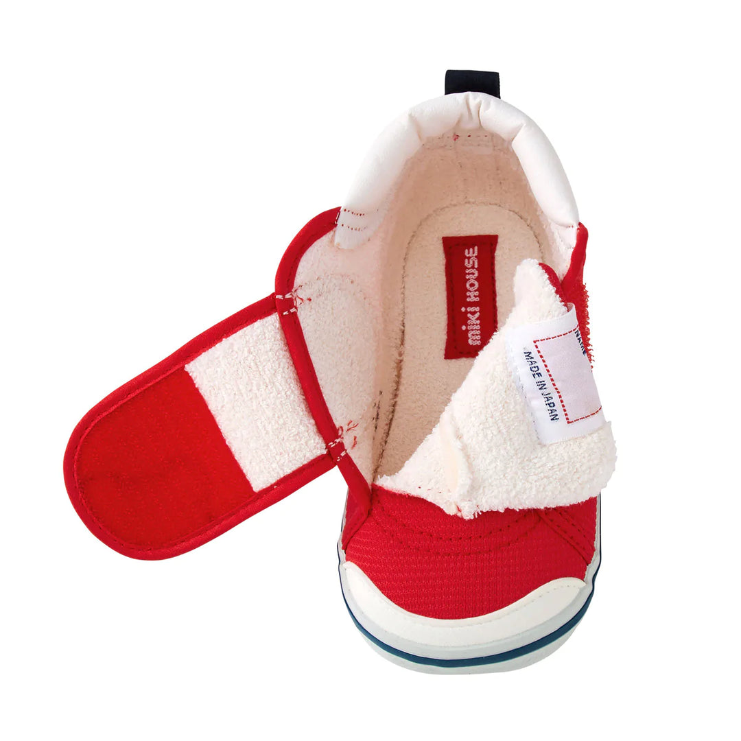 Miki House Kids Baby Second Walking Shoes Sneakers [Classic] - Red