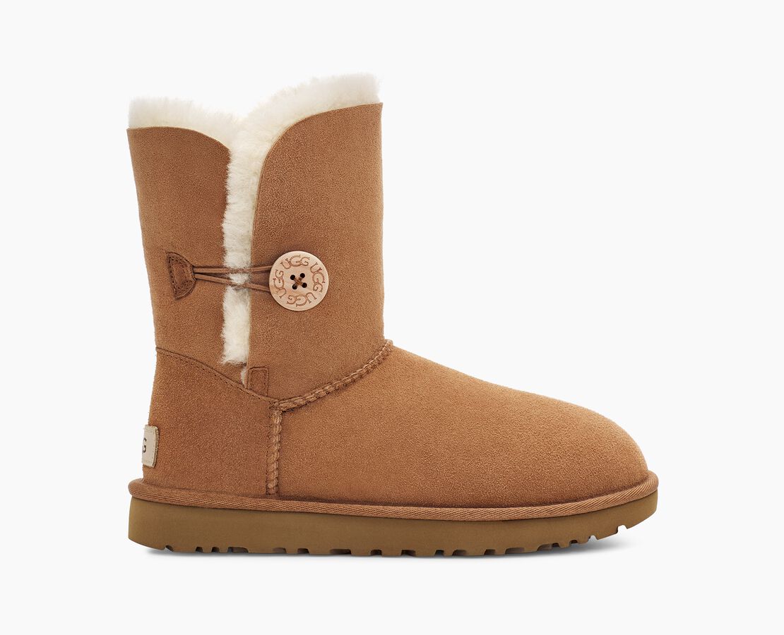 UGG outlet Bailey chestnut boots moon stars insualted