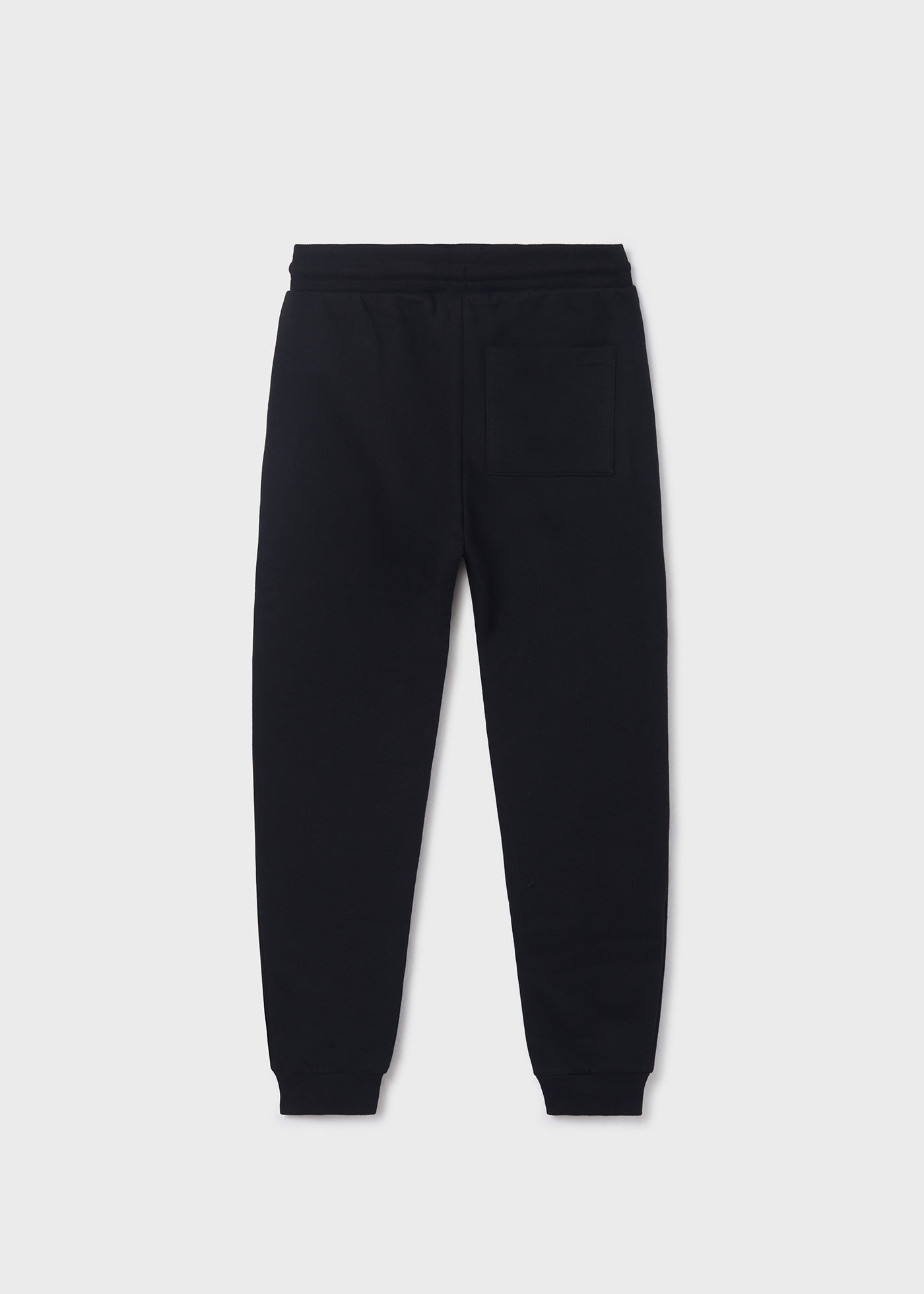 Mayoral 705-071 Kids Boy Joggers / Basic Cuffed FLeece Trousers - Black