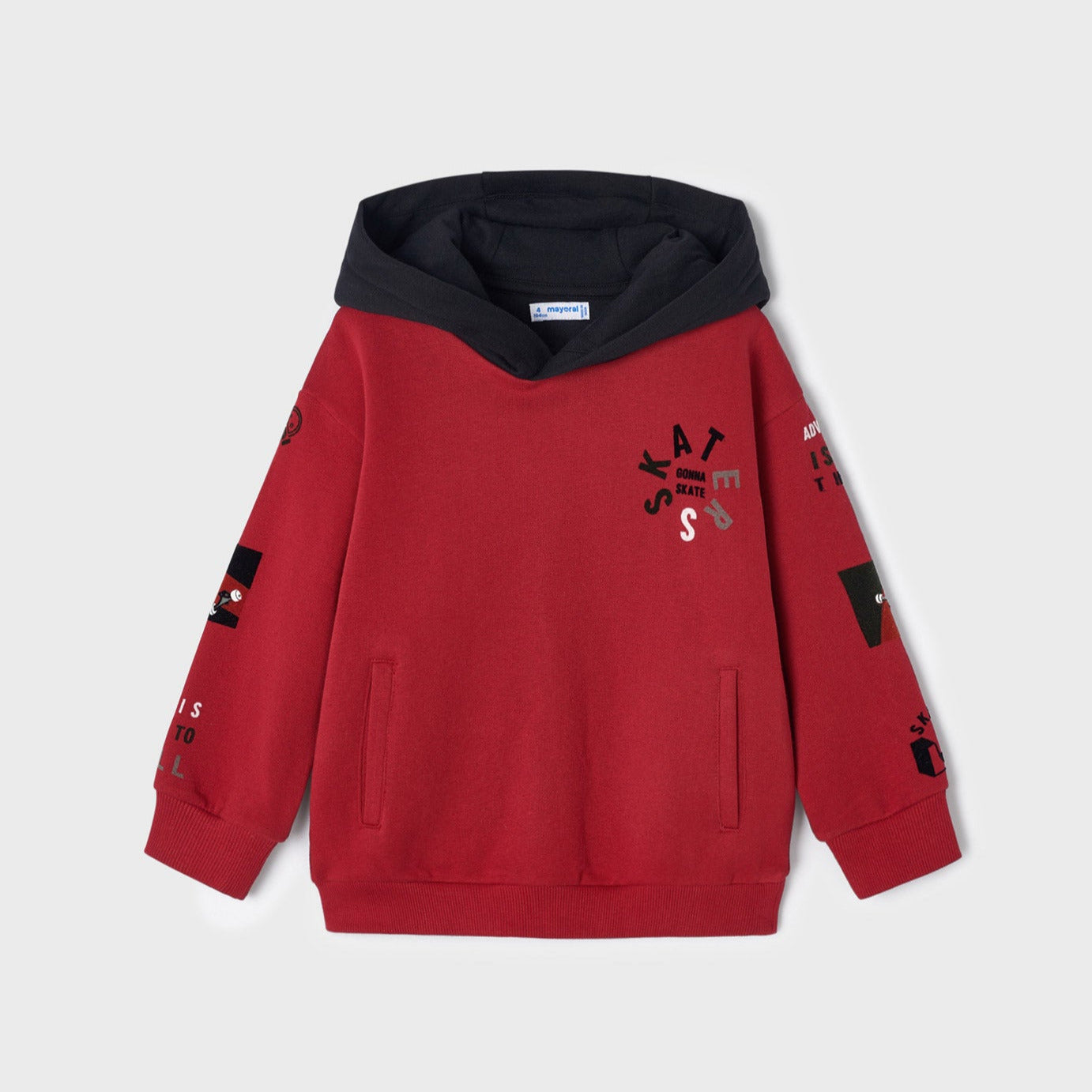 Mayoral 4449-086 Kids Contrast Hooded Sweatshirt - Goji – Mom ...