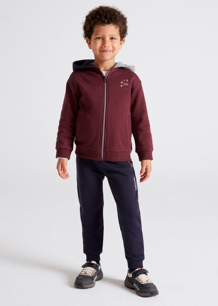 Mayoral 4844-015 Kids Boy Tracksuit Jacket(Hood) with 2 Pants Set