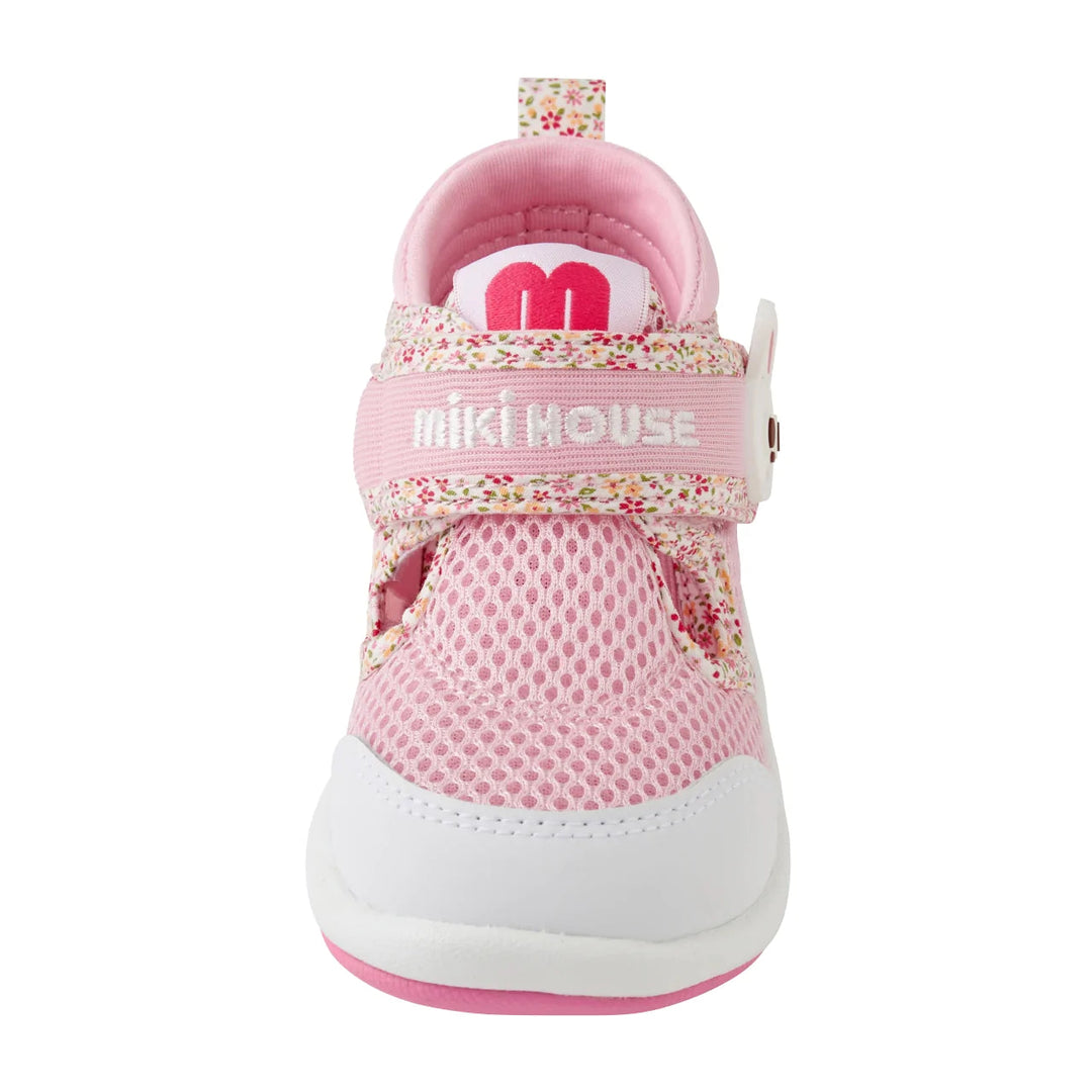 MIKI HOUSE Double Russell Mesh Secound Shoes - Flower Bunny