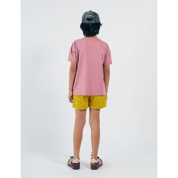 BOBO CHOSES Kids All Over Leopard Woven Shorts