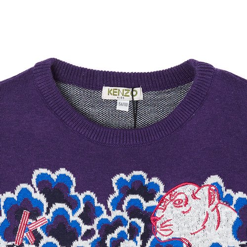 Kenzo Kids Sweaters in Marl Purple