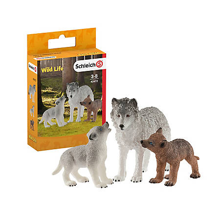 Schleich WILD LIFE - Mother wolf with pups