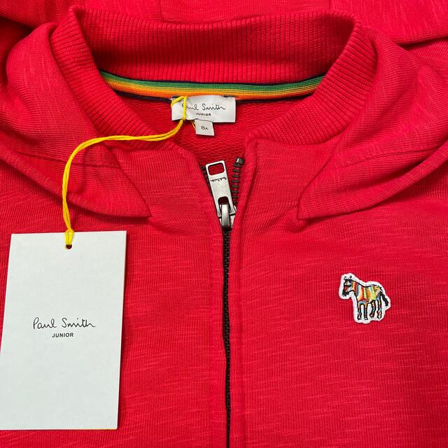 Paul Smith Junior Kids "Zebra" Icon Jacket with Hood in Red 5K17512-362