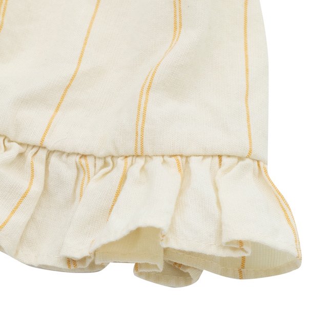 yellowpelota Kids Sun Stripe Bonnet in Yellow