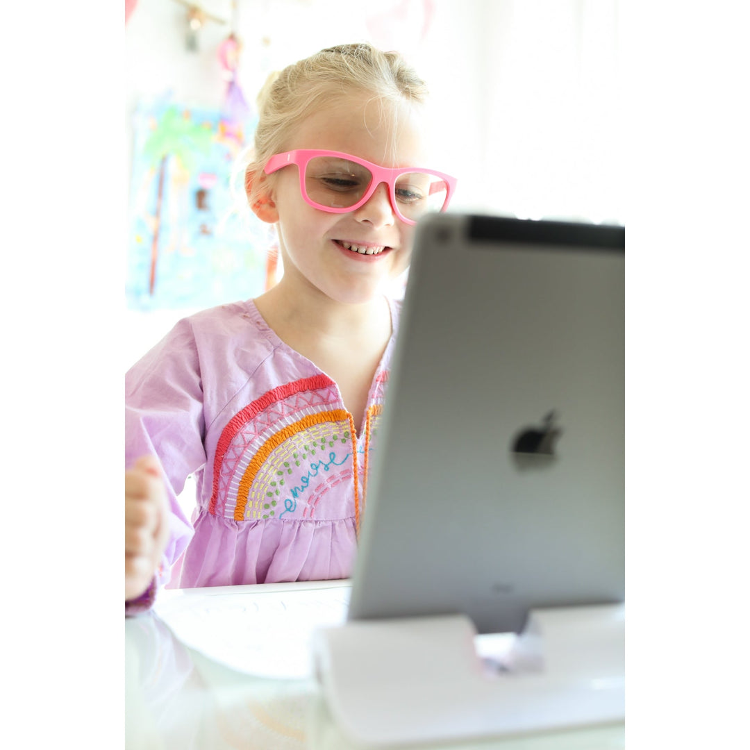 Babiators Kids Screen Blue Light Glasses - Think Pink! Navigator