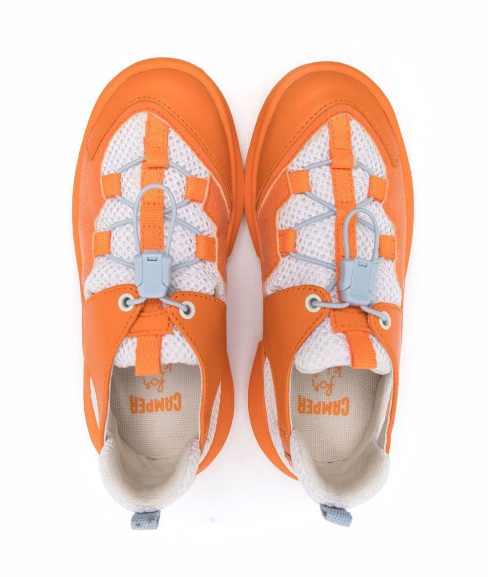 Camper Kids CRCLR Servolux Starbrush Taca White+Orange Sneakers