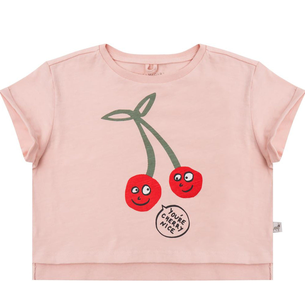 STELLA McCARTNEY Kids Cherry T-Shirt - Pink