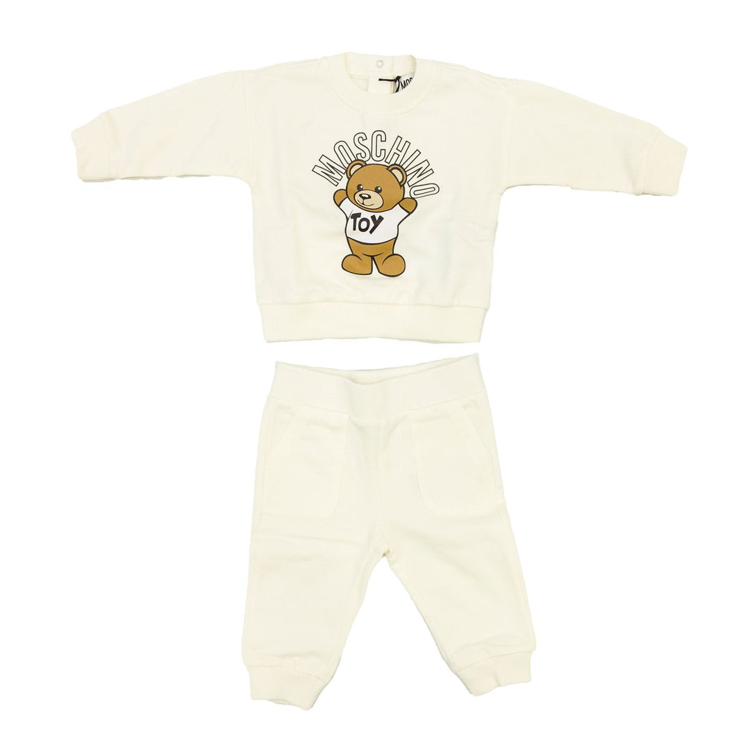 Moschino Baby Kid Teddy Bear Tracksuit Set - Cloud