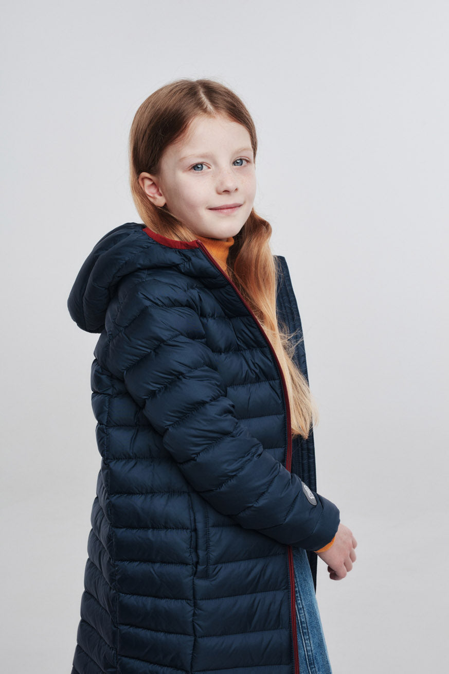 Navy blue cheap kids coat