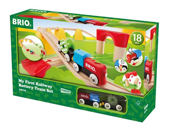 >BRIO 33710 My First Railway Battery Operated  Train Set