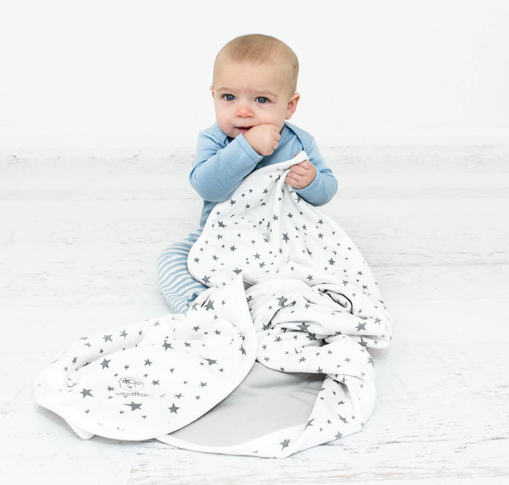 >Woolino Merino Wool 4 Season Stroller Baby Blanket 40"x31.5" [multi-color]