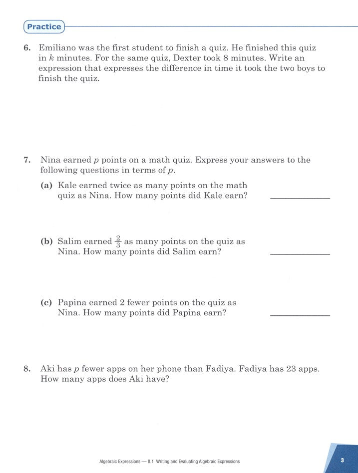 >Singapore Math - Dimensions Math Workbook 6B