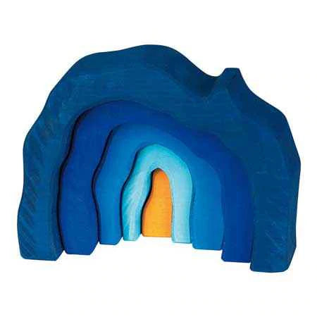 NIC Toys Glueckskaefer Grotto Set - Blue