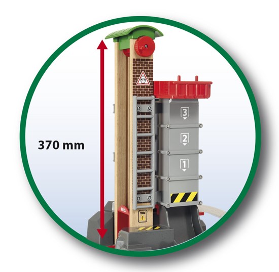 >BRIO 33887 Lift & Load Warehouse Set 3+