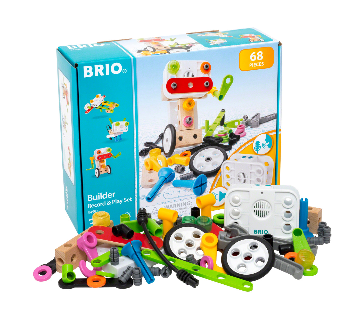 >BRIO 34592 Builder Record & Play Set