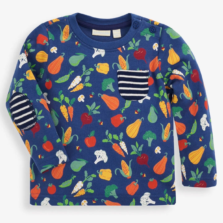 Jojo Maman Bebe Kids Vegetables Printed Top