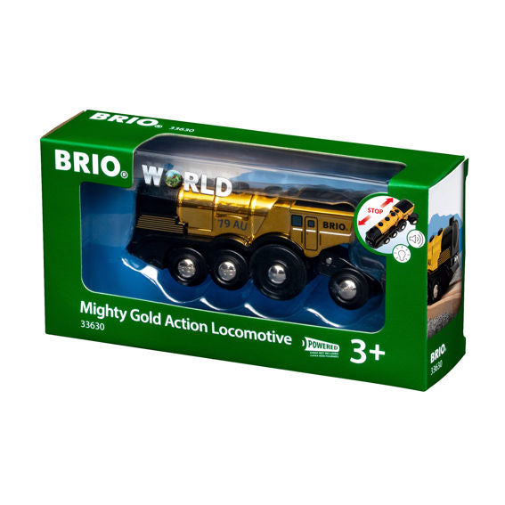 BRIO 33630 Mighty Gold Action Locomotive