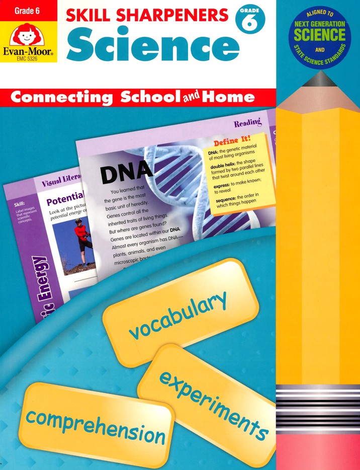 >Evan-Moor Grade 6 Skill Sharpeners Science