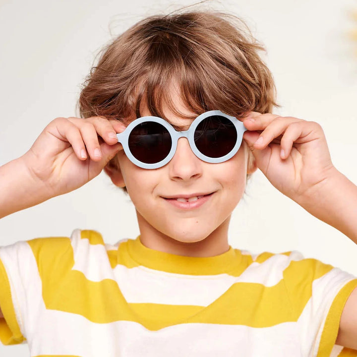 Babiators Kids Euro Round Into the Mist Kids Sunglasses w/ Amber Lens