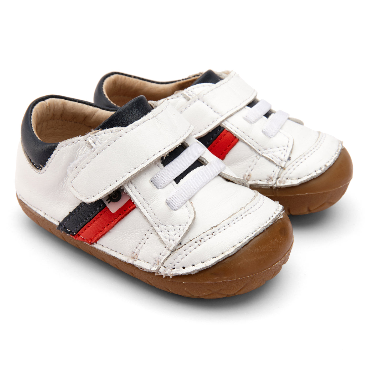Old Soles Baby Boy Shield Pave White Leather Trainers Sneakers