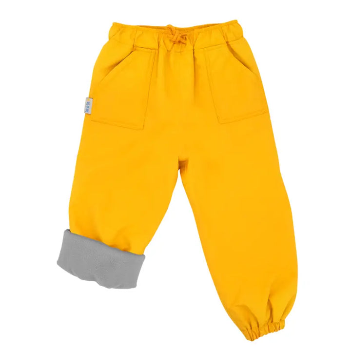 >Jan & Jul Kids Cozy-Dry Rain & Snow Pants - Yellow