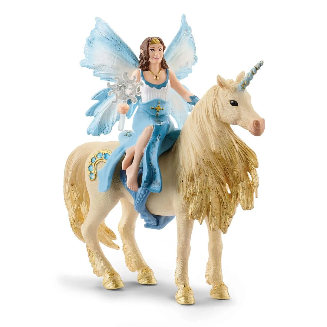 Schleich BAYALA - Eyela Riding on Golden Unicorn