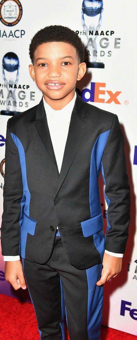 Kenzo Kids Boy Black & Blue Suit Jacket