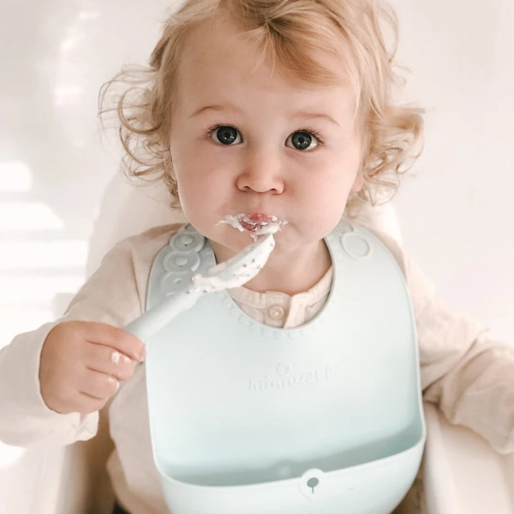 Miniware Roll & Lock Bib - Green (Single)
