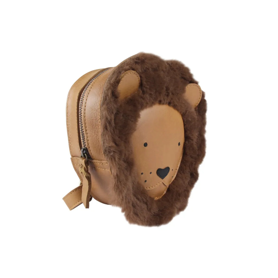 Donsje Kids KAPI EXCLUSIVE Leather Backpack - Leo Lion