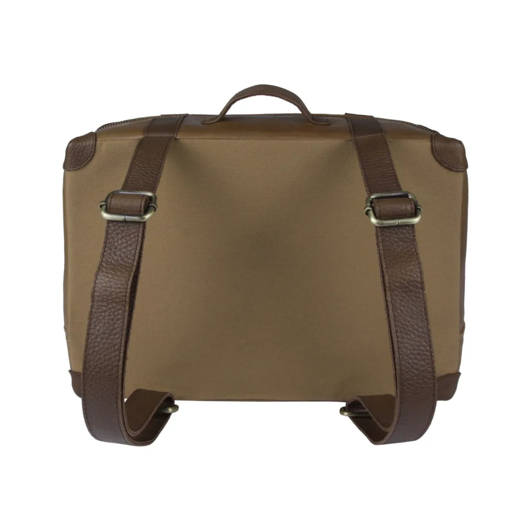 Donsje Kids TRAVIS Leather School Travel Backpack Animal Mom