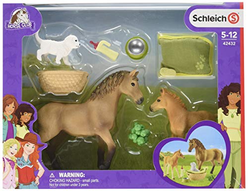 >Schleich HORSE CLUB - Sarah‘s baby animal care with quarter horse