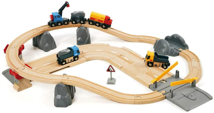 >BRIO Rail & Road Loading Set 33210