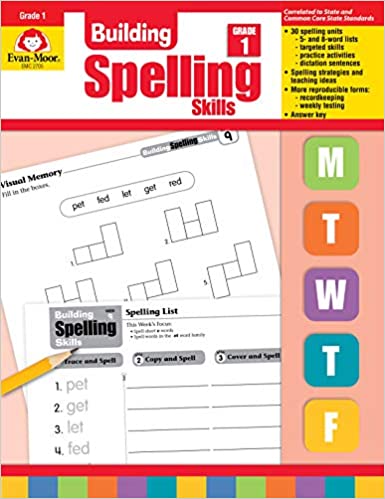 >Evan-Moor Grade 1 Building Spelling Skills