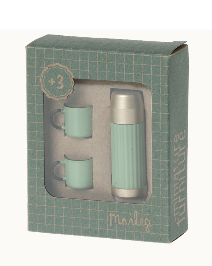 Maileg THERMOS AND CUPS - MINT